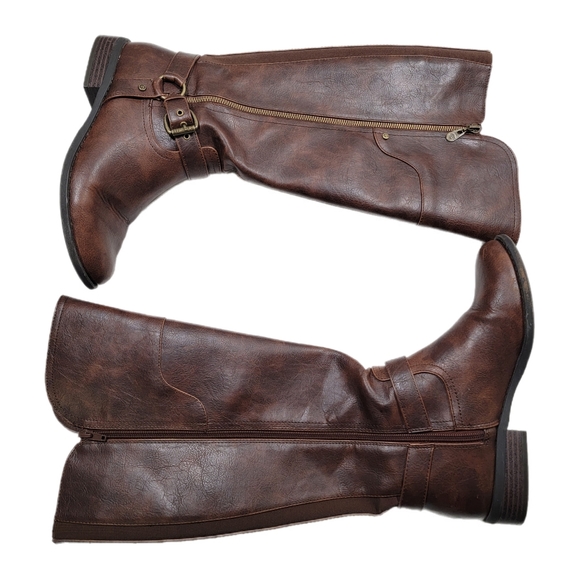 G by Guess Womens Harson Faux Leather Over-The-Knee Boots Brown Size 9 medium - Picture 2 of 14